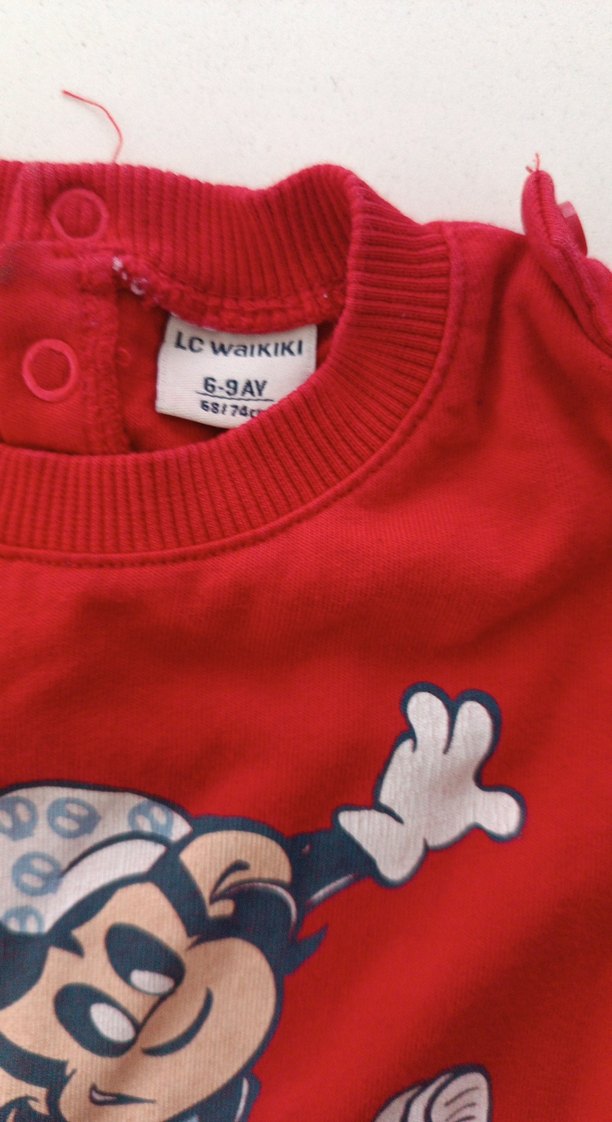 Erkek Çocuk Renkli sweatshirt ve Denim Tulum - Görsel 3