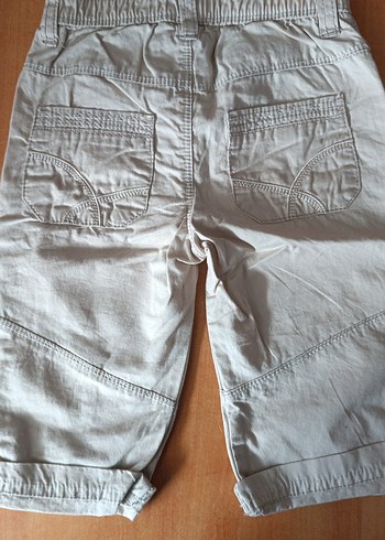 Erkek bebek Bej Kemerli Pamuklu pantalon - Görsel 3