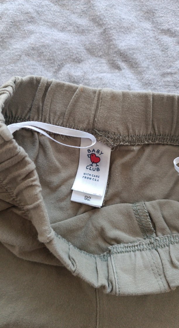 Gri Pamuklu Kolsuz Bebek Takımı - Görsel 3