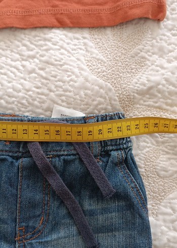 Baskılı Kahverengi sweatshirt ve Kot Pantolon Seti - Görsel 9