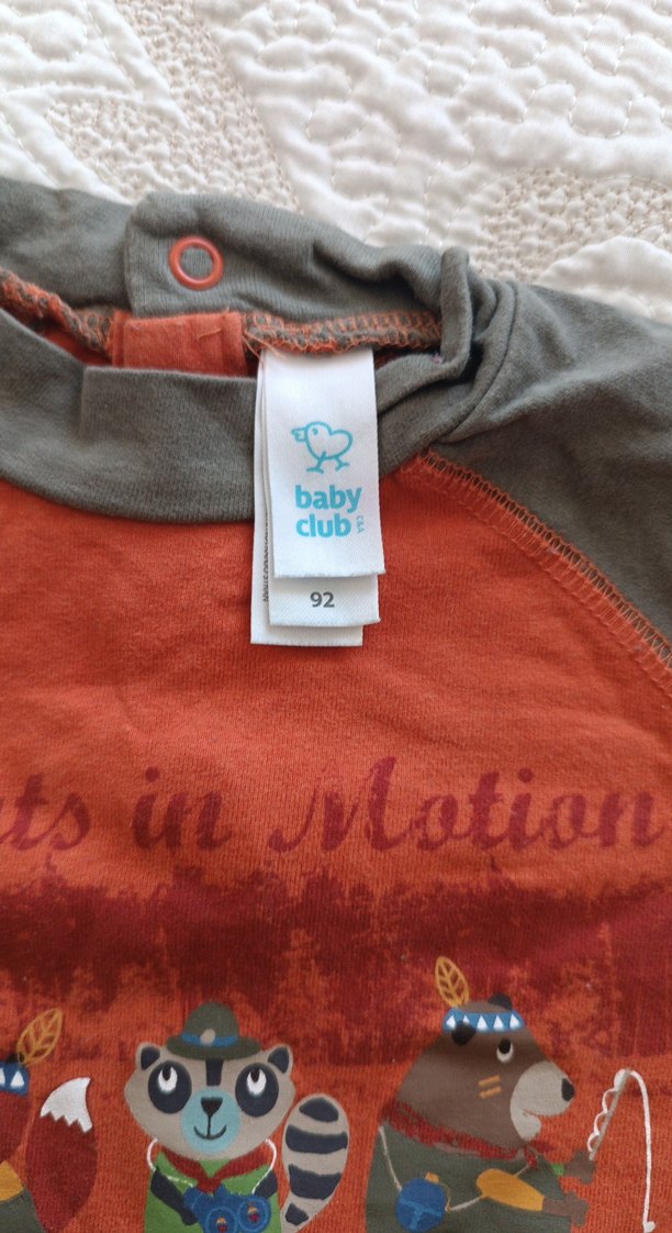 Baskılı Kahverengi sweatshirt ve Kot Pantolon Seti - Görsel 4