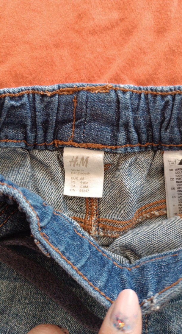 Baskılı Kahverengi sweatshirt ve Kot Pantolon Seti - Görsel 3