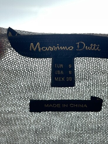 s Beden gri Renk Massimo Dutti Kazak / Triko %70 İndirimli.