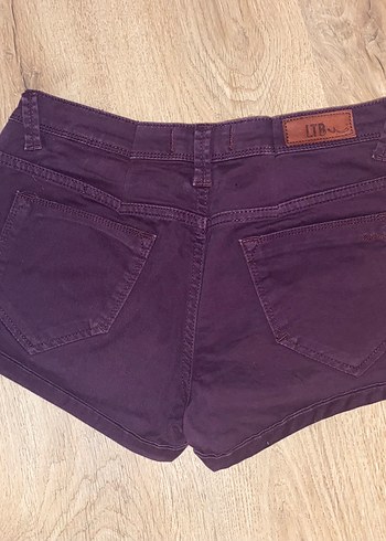 LTB mürdüm mor mini şort