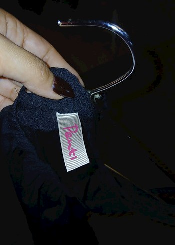 siyah Askılı Midi Bohem Elbise - Görsel 3