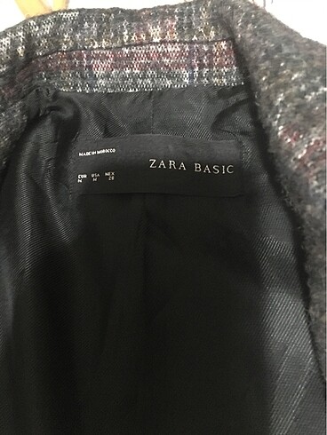 m Beden siyah Renk zara kaşe ceket