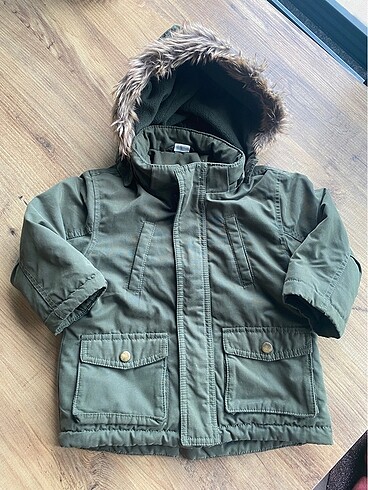 Hm kürklü parka 12-18 ay - Görsel 5