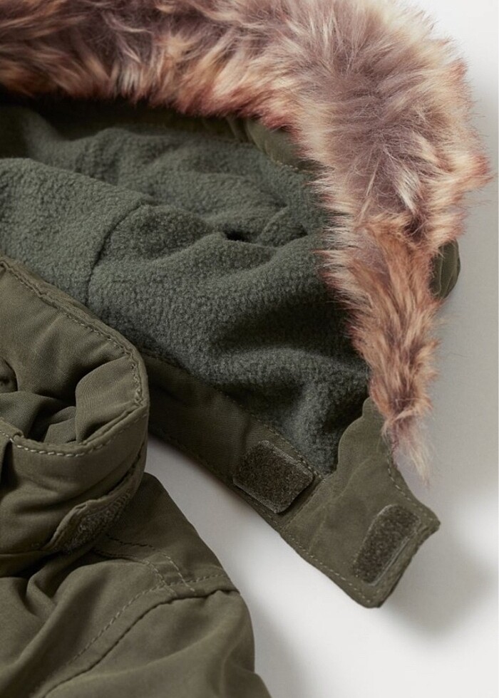 Hm kürklü parka 12-18 ay - Görsel 4