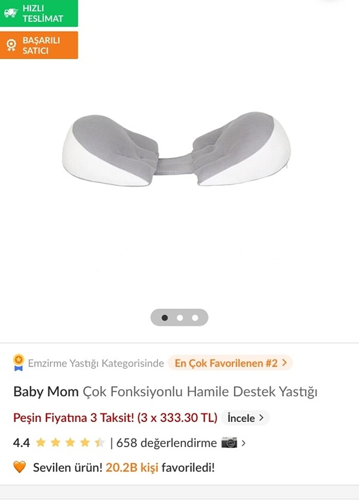Baby mom hamile yastığı - Görsel 2