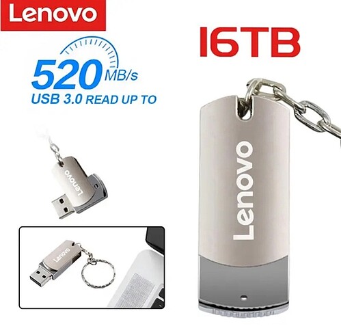 LENOVO 16 TB terabayt USB BELLEK