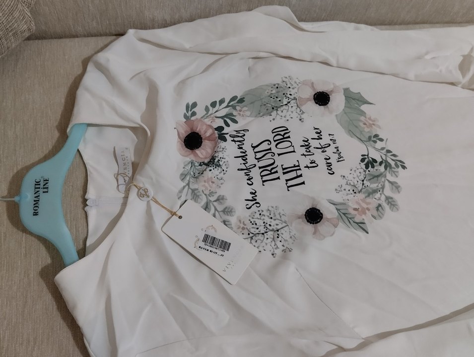 Uzun Kollu Baskılı tunik - Görsel 2