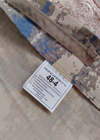 Gri Kamuflaj Desenli Erkek Kısa Kollu Gömlek - Görsel 3