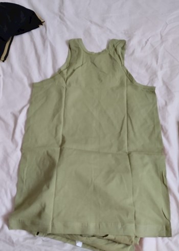 erkek haki renkli düz atlet 4 adet.. - Görsel 4