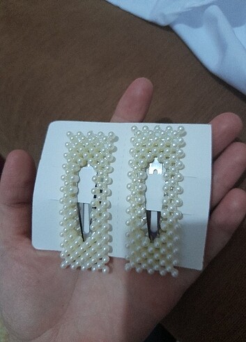 Accessorize İncili toka seti