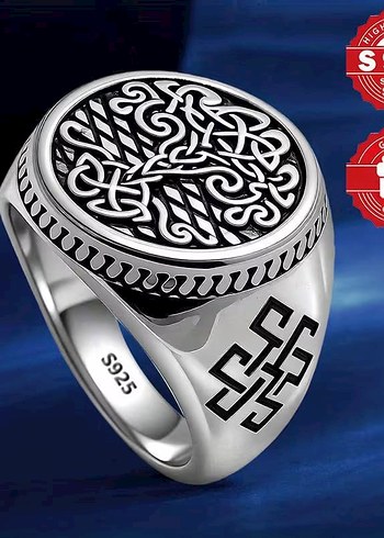 925 Ayar Gümüş Yüzük - Görsel 9