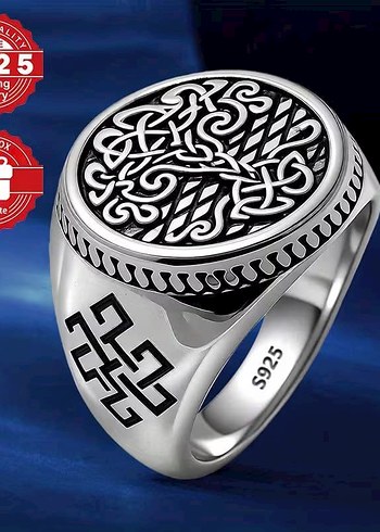 925 Ayar Gümüş Yüzük - Görsel 7