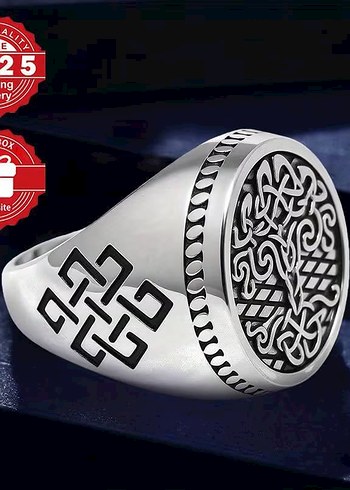 925 Ayar Gümüş Yüzük - Görsel 4