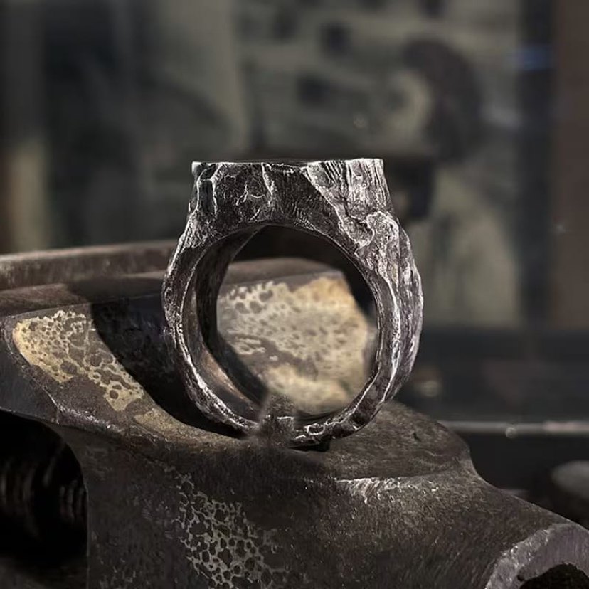 Otantik Ayarlanabilir Yüzük - Görsel 5