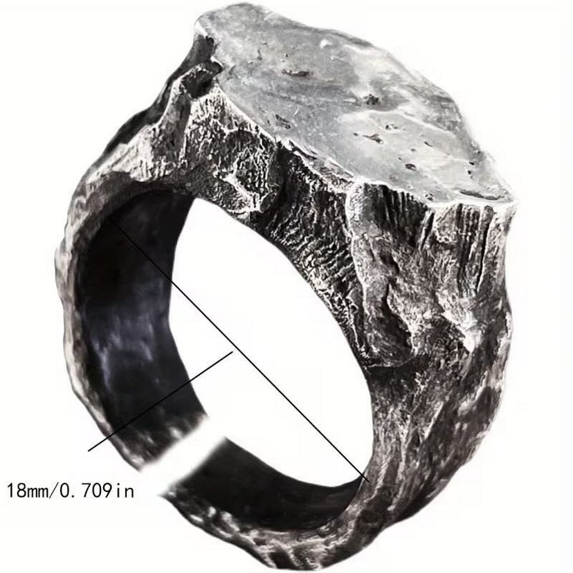 Otantik Ayarlanabilir Yüzük - Görsel 2