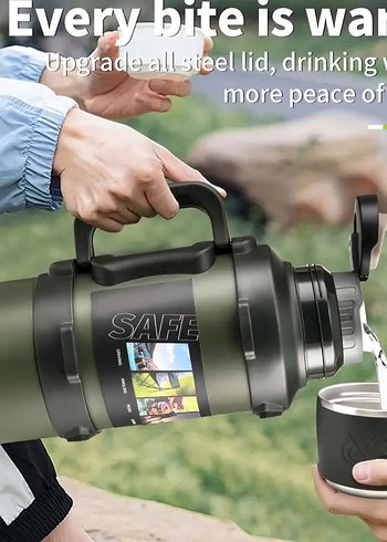 Diğer Stainless Çelik Termos 3 Litre
