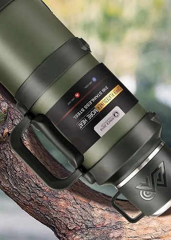 Beden haki Renk Stainless Çelik Termos 3 Litre