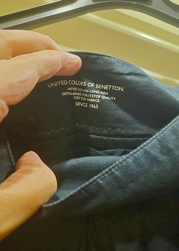 Siyah Pilili Midi Hamile Etek - Görsel 3