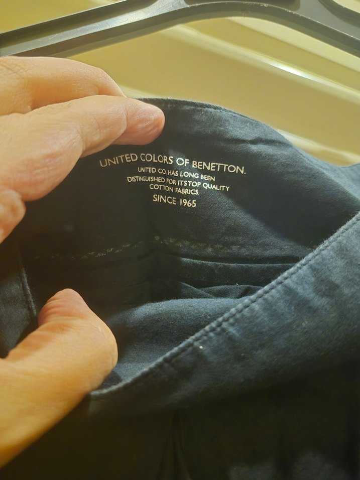 Siyah Pilili Midi Hamile Etek - Görsel 3