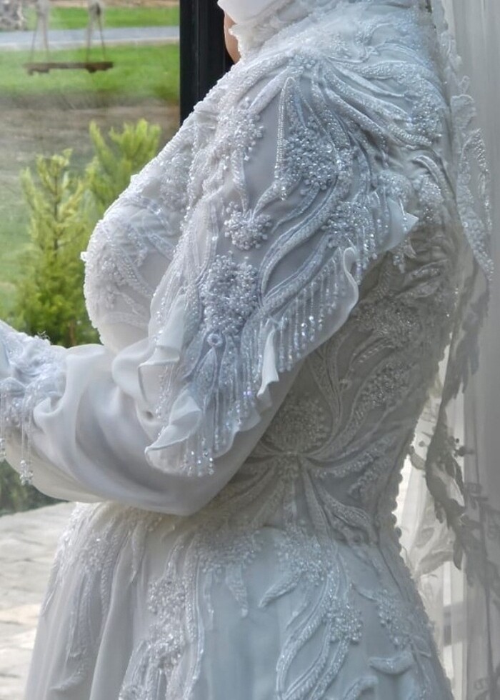 Aysira Tesettür Gelinlik - Görsel 5