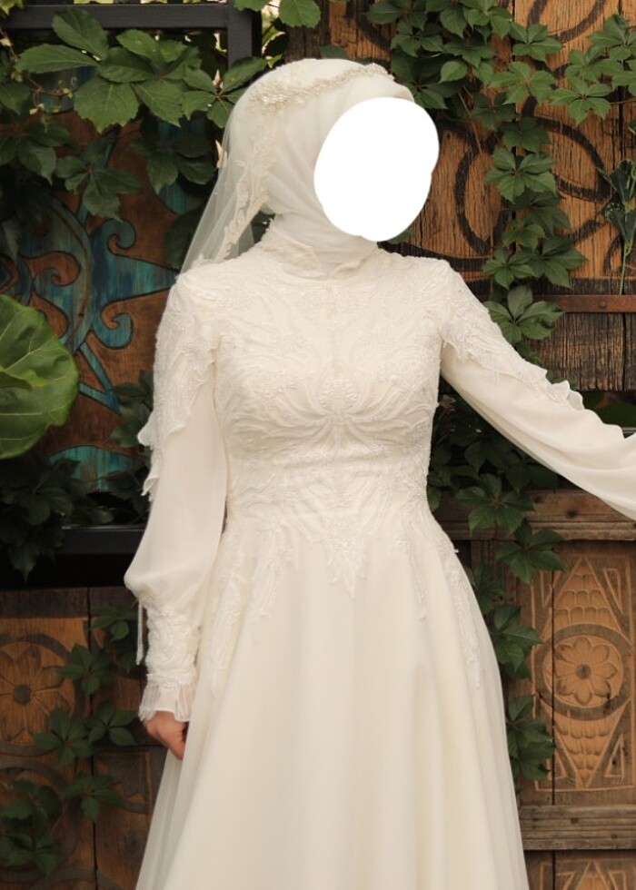 Aysira Tesettür Gelinlik - Görsel 4