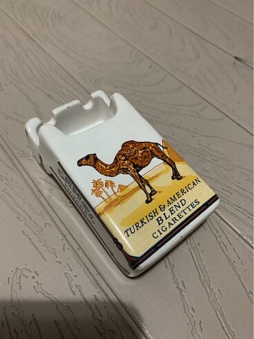 vintage camel seramik kül tablası