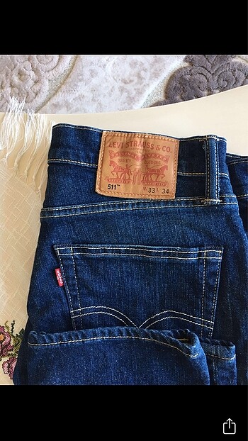 33 Beden Levis erkek pantalon