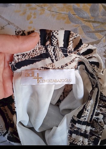 Adl Bohem Desenli Uzun Kollu Piliseli Kadın Elbise - Görsel 2