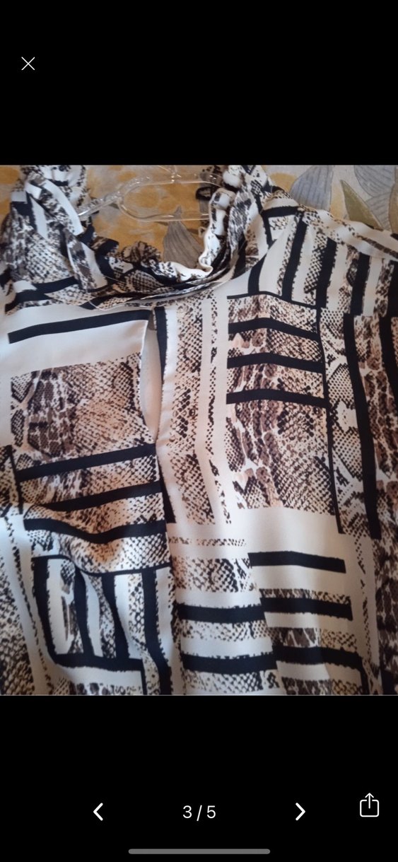 Adl Bohem Desenli Uzun Kollu Piliseli Kadın Elbise - Görsel 3