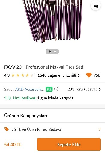 Makyaj fırçası seti