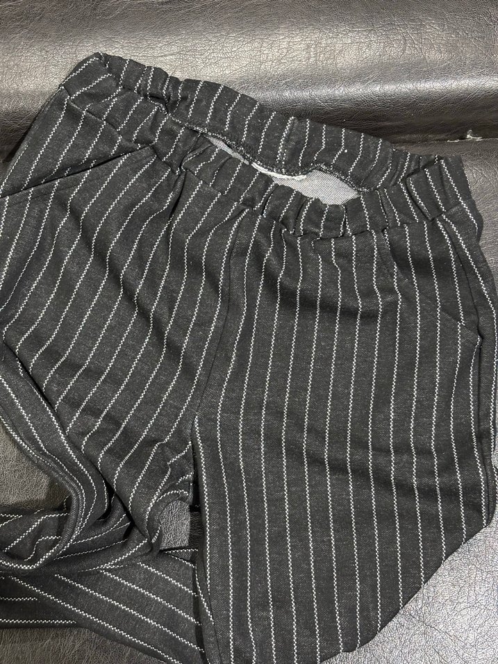 Siyah Çizgili Kız Çocuk Eşofman - Görsel 4