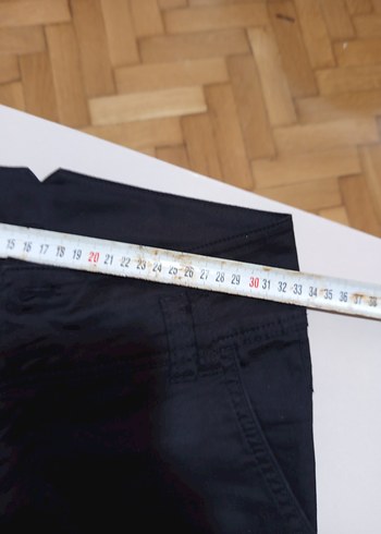 Siyah Kemerli Regular Fit Denim Pantolon - Görsel 4