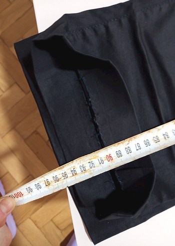 Siyah Kemerli Regular Fit Denim Pantolon - Görsel 2