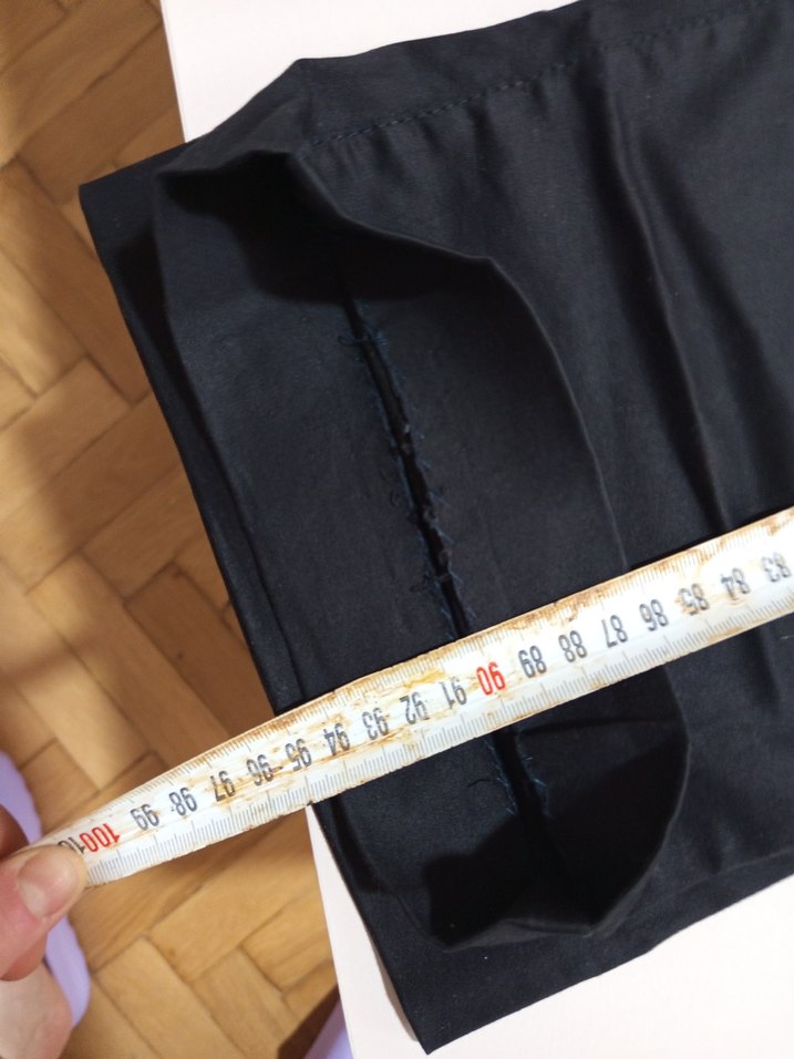 Siyah Kemerli Regular Fit Denim Pantolon - Görsel 2