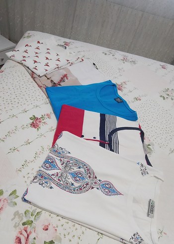 5adet evde giymelik penye tişört