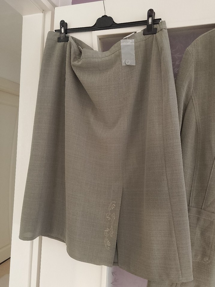 büyük beden Kadın Takım Elbise - Görsel 2