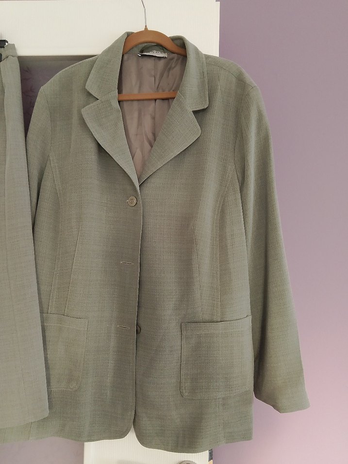 büyük beden Kadın Takım Elbise - Görsel 3