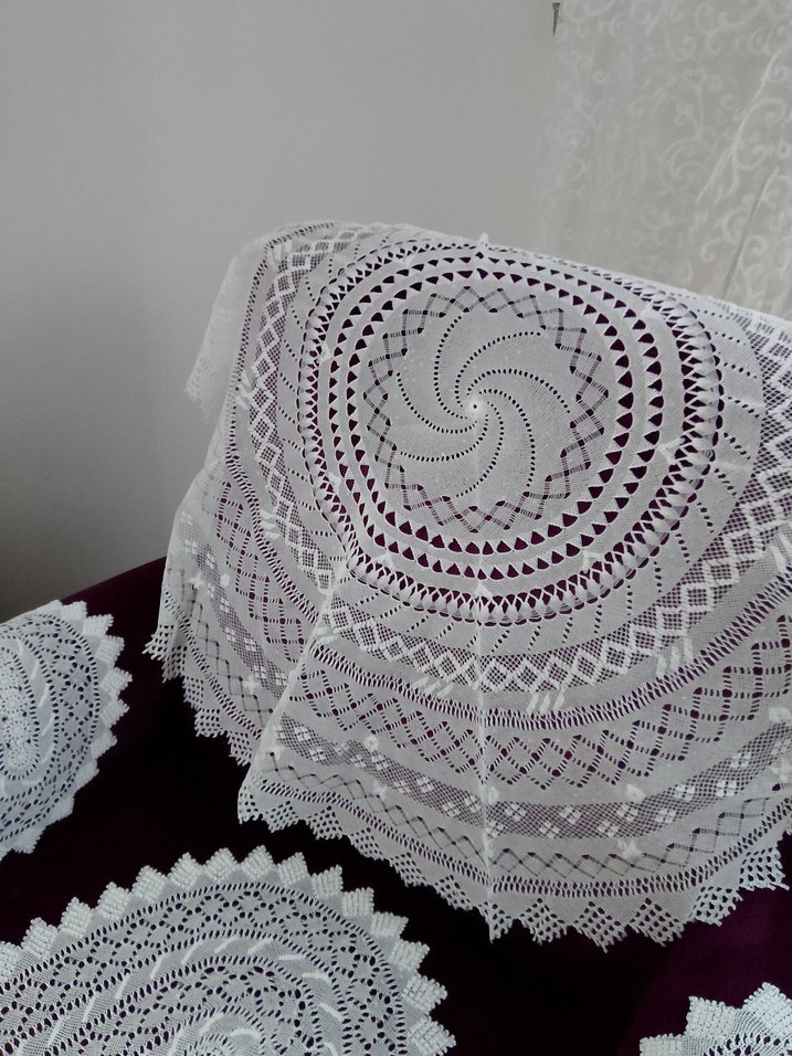 vintage gaziantep iğne oyası Takım - Görsel 4