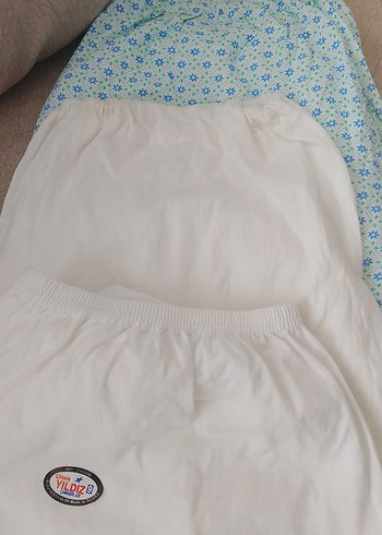 3 adet Beyaz Pamuklu paçalı anne çamaşır - Görsel 4