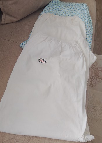 3 adet Beyaz Pamuklu paçalı anne çamaşır - Görsel 2