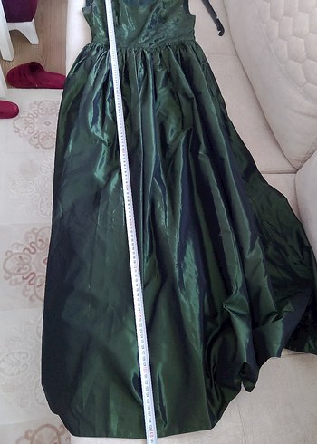 tafta kumaş özel dikimGotik Abiye Elbise - Görsel 8