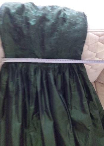 tafta kumaş özel dikimGotik Abiye Elbise - Görsel 6