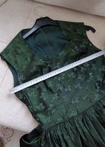 tafta kumaş özel dikimGotik Abiye Elbise - Görsel 7