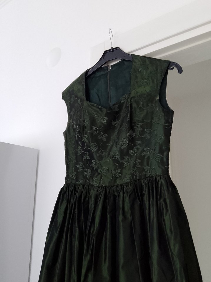 tafta kumaş özel dikimGotik Abiye Elbise - Görsel 3