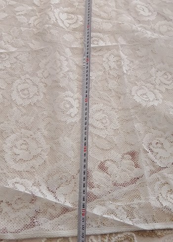 kullanılmamış sıfır Beyaz Tül Perde - Görsel 3