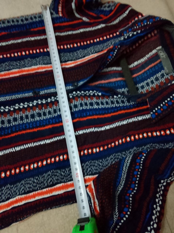 Çok Renkli Bohem Uzun Kollu Gömlek - Görsel 4